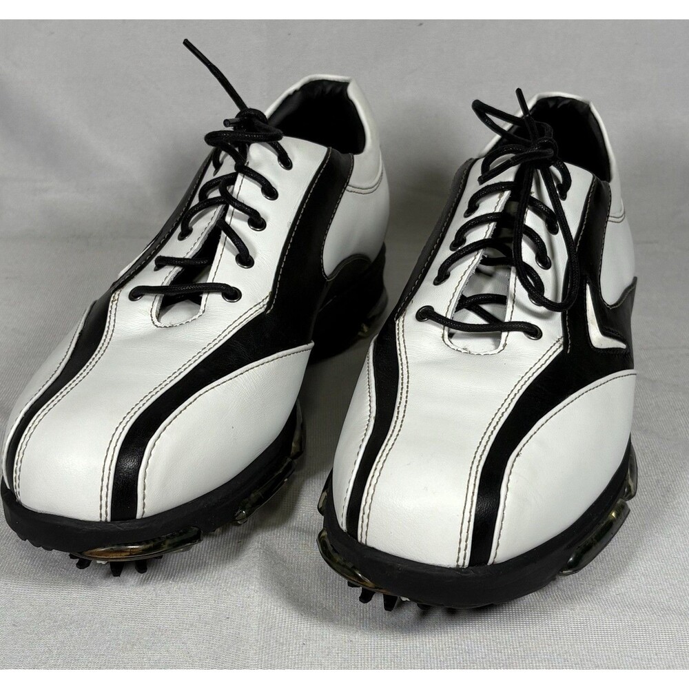 Callaway XTT Men’s Golf Shoes Size 9.5 New White Black Leather